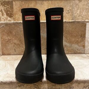Hunter Kids First Classic Rain Boots - Navy Blue